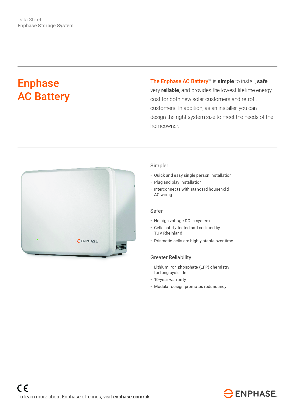 Enphase Wandhalterung 450mm für Enphase Batterie