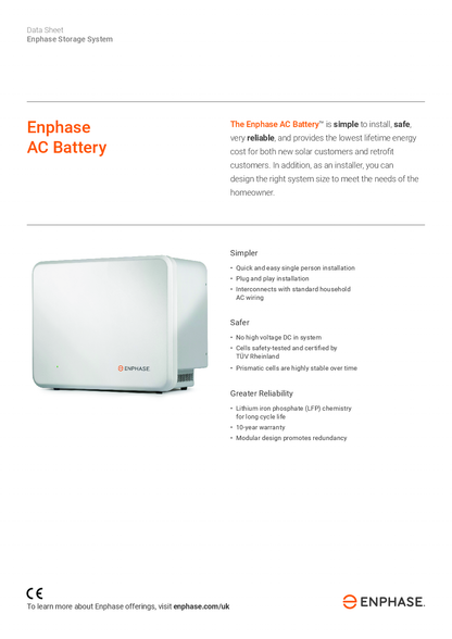 Enphase Wandhalterung 450mm für Enphase Batterie