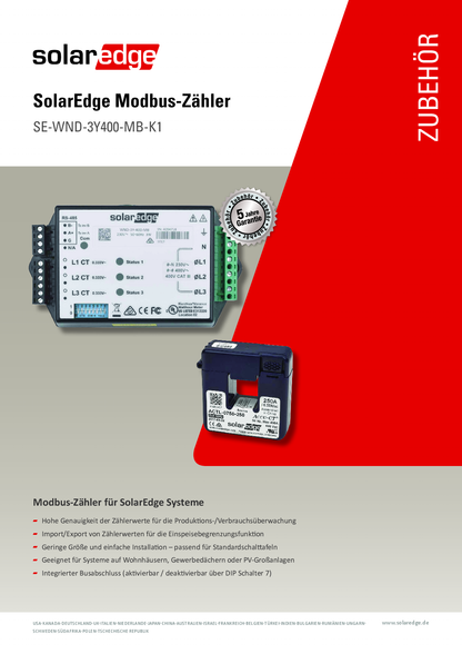 SolarEdge Stromsensor 100A