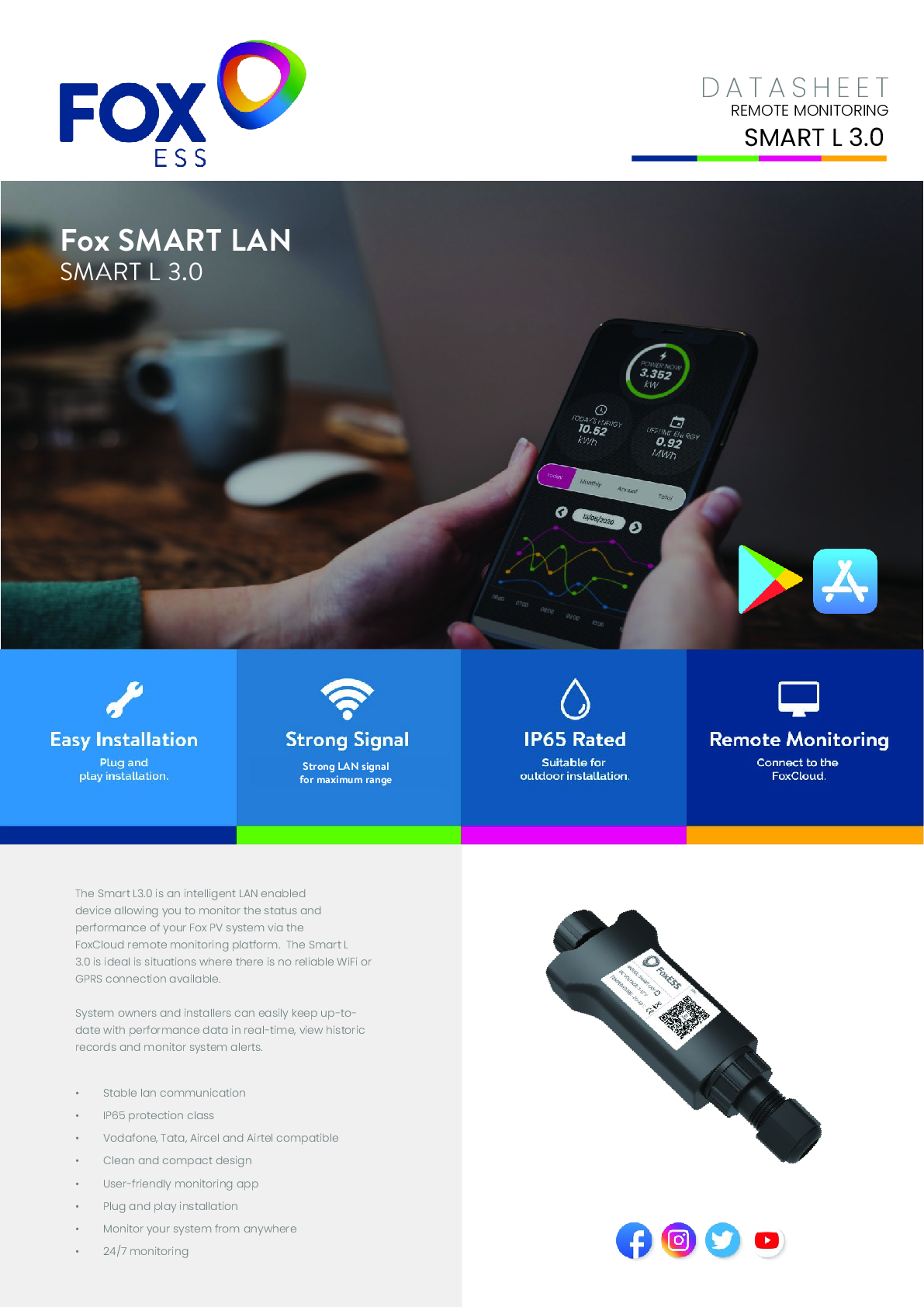 Fox ESS LAN Monitoring Stick