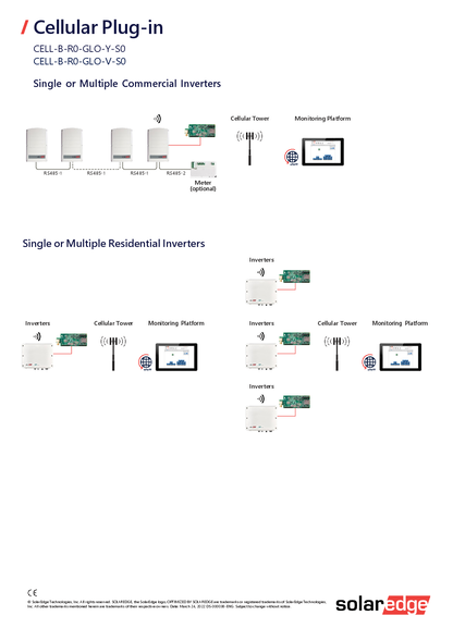 SolarEdge LTE Modem für 1ph 3ph Wechselrichter mit SetApp Konfiguration