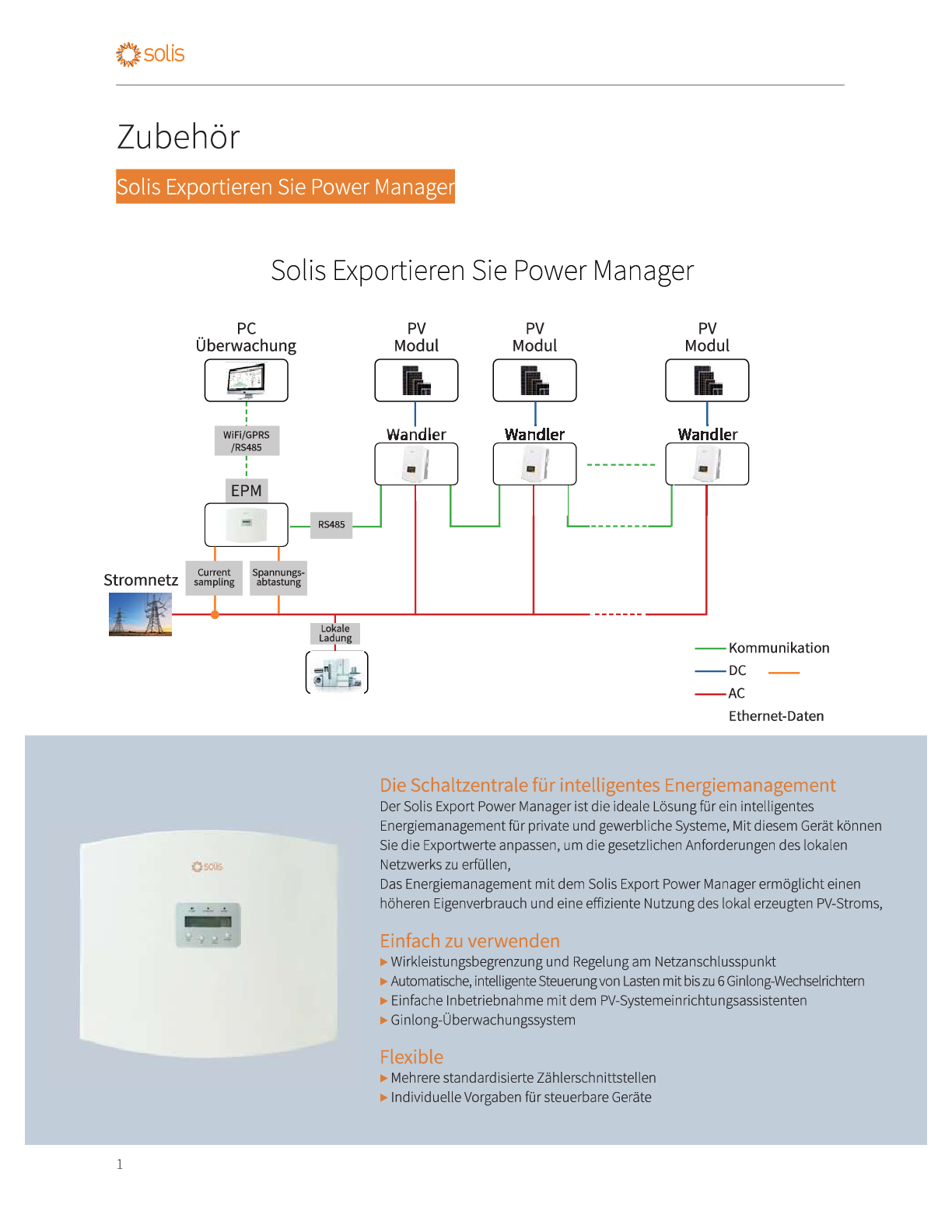 Solis Export Power Manager 5 GEN 3ph