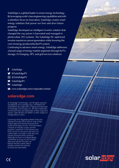SolarEdge Home Inline Energiezähler mit Energy Net 3ph 230 400V 65A