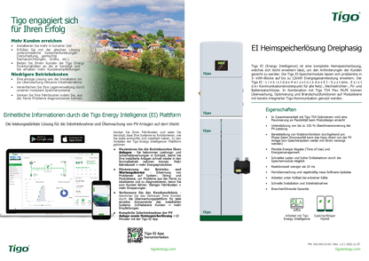 Tigo EI BMS Batterie Management System für TSB 3 Batterie