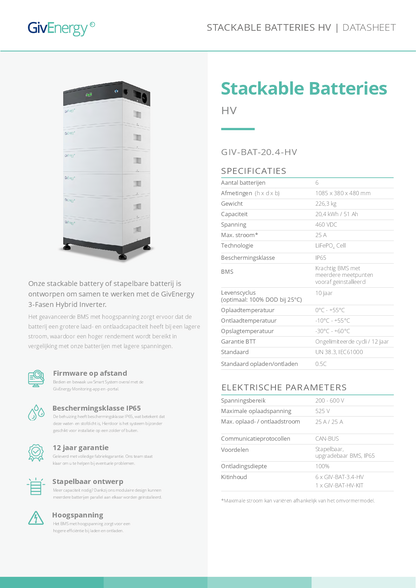 GivEnergy Batteriemanagement Einheit + Kabel + Sockel