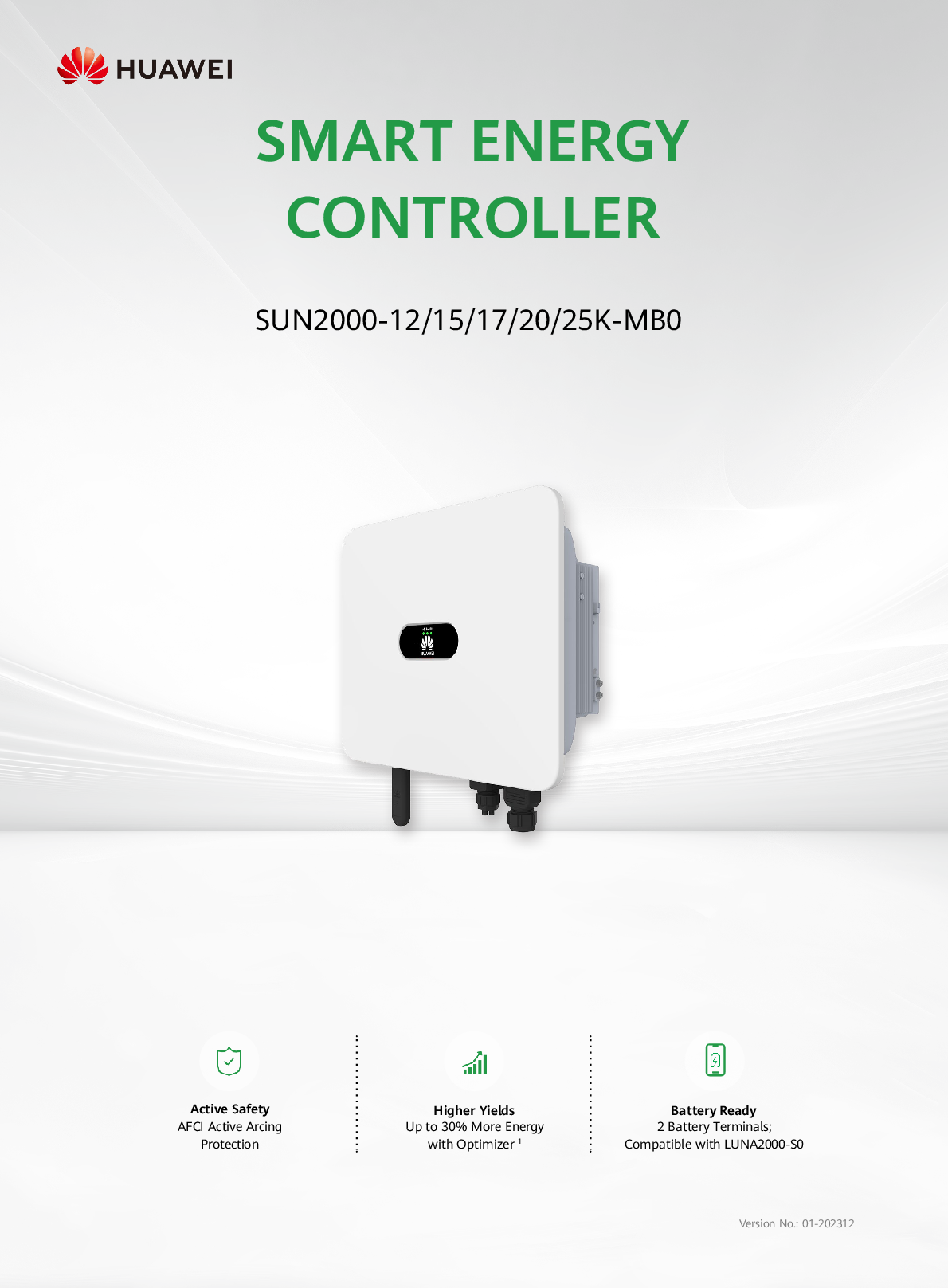 Huawei 15 kW 3ph Hybrid Smart Energy Controller