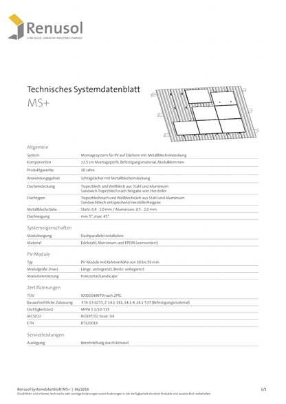 Renusol Sechskant 6KT Mutter ISO 4032 M8 A2 70