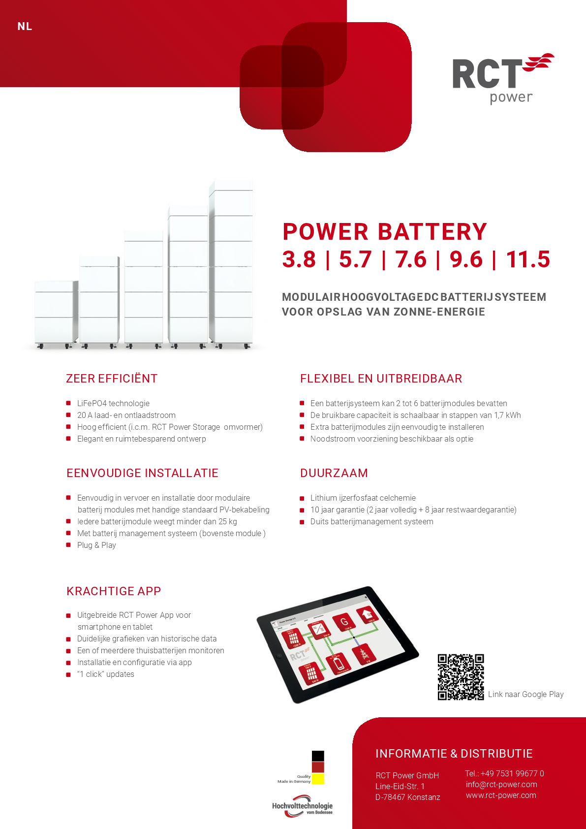 RCT Power Batterie BMS Master Modul inkl Unterbau V2