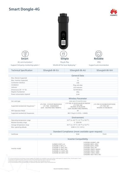 Huawei Smart Dongle 4G Mobil Netzwerk Adapter V2