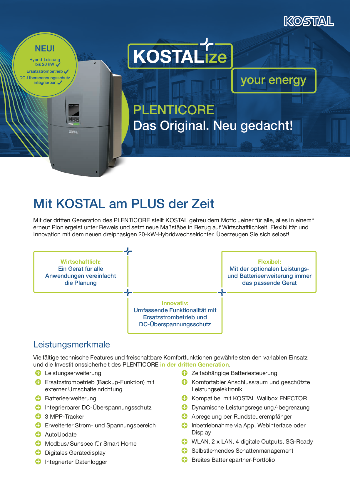 Kostal Plenticore G3 Wechselrichter S 4 kW