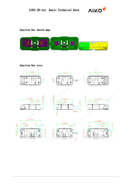 Aiko 01C Stecker für PV Modul Solar Panel