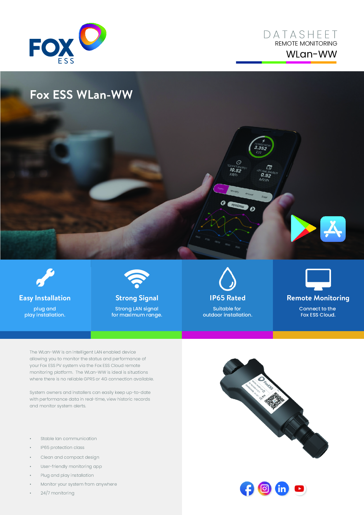 Fox ESS LAN Monitoring Stick Wlan-WW