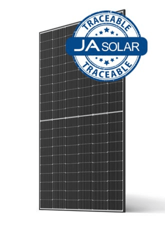 JA Solar PV Modul Panel 530W N Type Bifazial Schwarzer Rahmen MC4