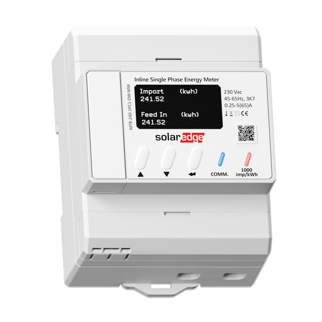 SolarEdge Home Inline Meter 1 Phase MTR 240 1PC1 DW MW