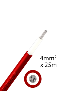 Athilex Solarkabel 4mm² 25m rot