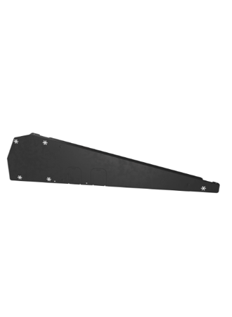 Esdec FlatFix Fusion Windabweiser Links Hochformat Schwarz